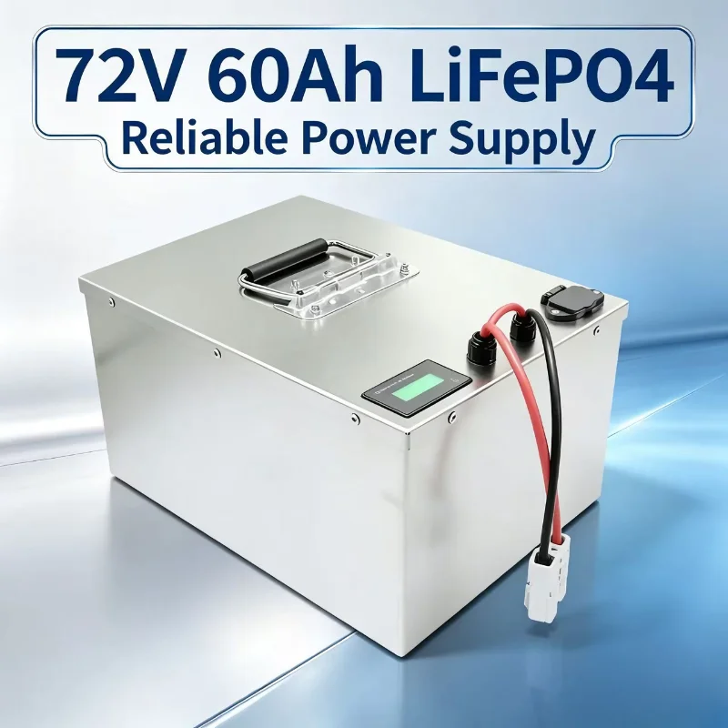 72V 60Ah Lifepo4 Battery Pack - แบตเตอรี่ลิเธียมไอออน LiFePO4 ขนาด 72V 60Ah พร้อมระบบ