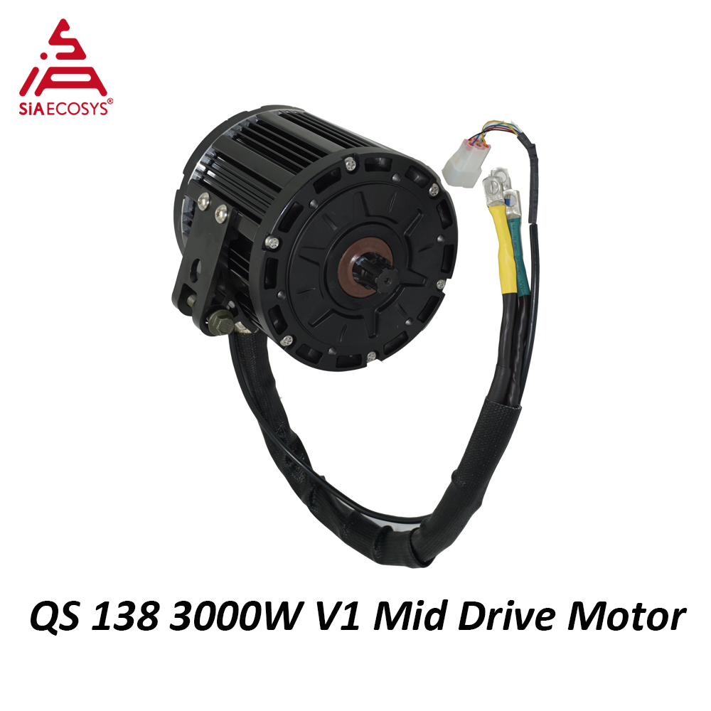 ชุดมอเตอร์ขับเคลื่อนกลาง QSMOT - Mid Drive Motor Kit 72V 3000W บทวิจารณ์และราคา