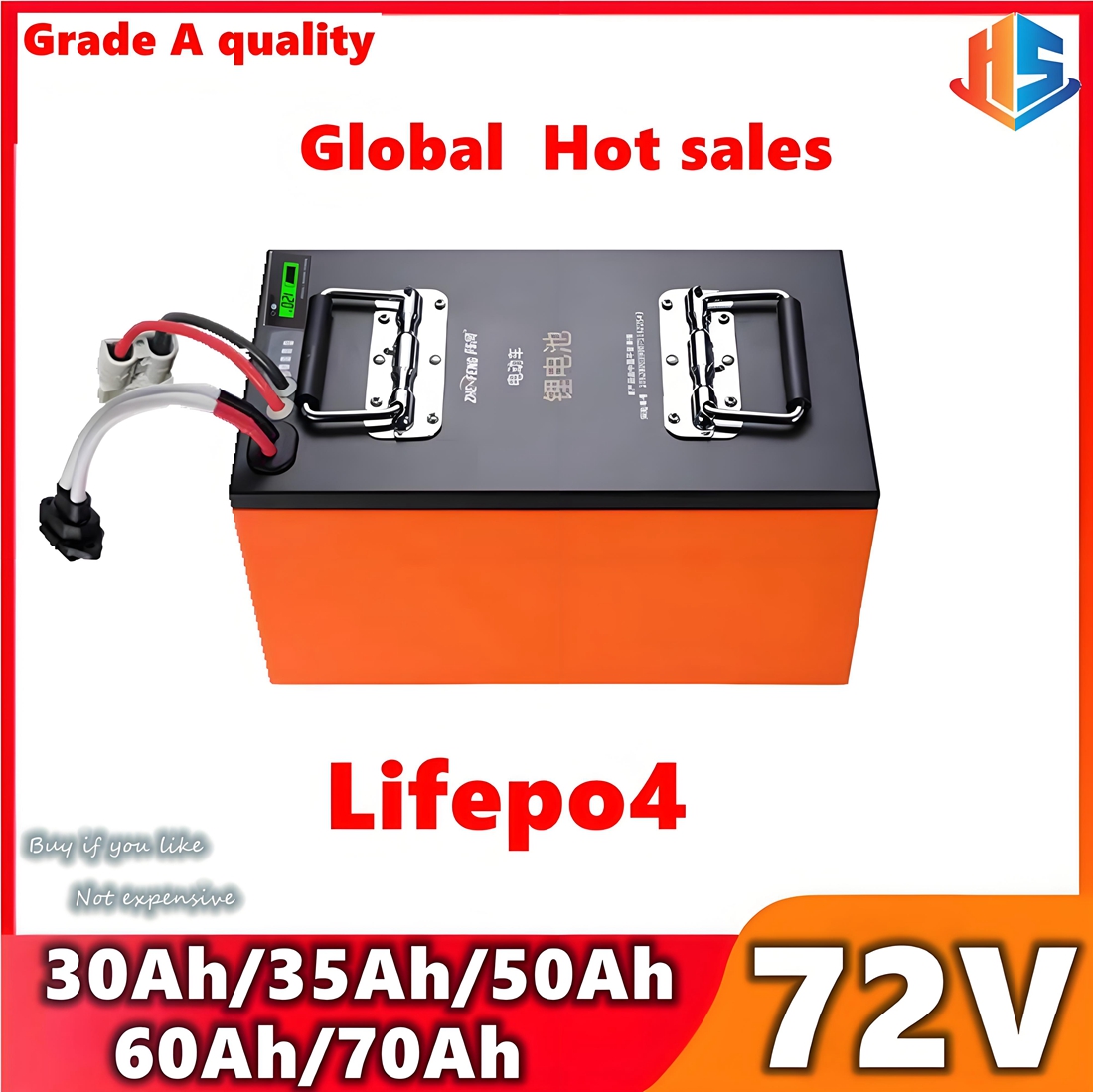 สกู๊ตเตอร์ไฟฟ้า EV แบตเตอรี่ L - 72V 60Ah Lifepo4 Battery Pack บทวิจารณ์และราคา